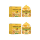 Turmeric Body Scrub Gentle Exfoliating Remove Dead Skin Pore Cleansing Hydrating Natural Brightening Skin Smoothing Skin Care
