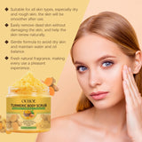 Turmeric Body Scrub Gentle Exfoliating Remove Dead Skin Pore Cleansing Hydrating Natural Brightening Skin Smoothing Skin Care