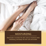 Turmeric Body Scrub Gentle Exfoliating Remove Dead Skin Pore Cleansing Hydrating Natural Brightening Skin Smoothing Skin Care