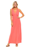 Maxi Dress with Cross Back Straps