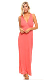 Maxi Dress with Cross Back Straps