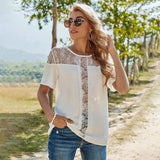 Lace Trim Blouse