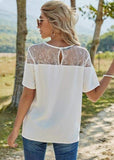 Lace Trim Blouse