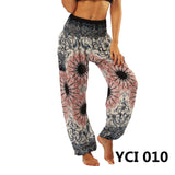 High Waisted Boho Trousers with Pockets