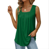 Loose Fit Causal U Neck Tank Top