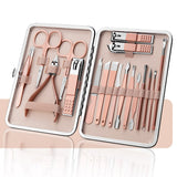 Manicure Set Stainless Pedicure Care Kit, Pink