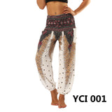 High Waisted Boho Trousers with Pockets