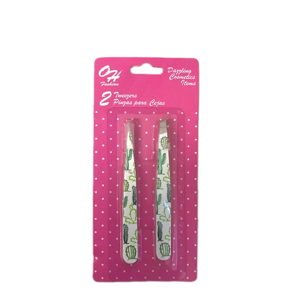 Professional Tweezers Set Cactus, 2 PCs