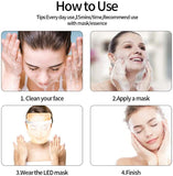 LED Light Facial Mask, 3 Colors