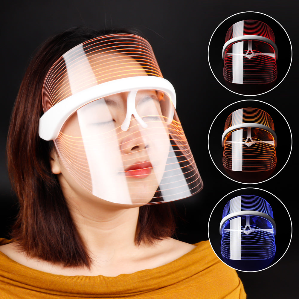 LED Light Facial Mask, 3 Colors