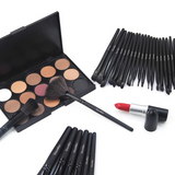 Eye Shadow/Eyeliner/Foundation Makeup Brush Set, 32 pcs